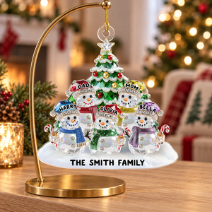 Elegant Glass Snowman Family - Personalized Acrylic Ornament - Christmas Gift For Family d4d1b563-eb48-4303-bd23-8eb3f7fc8d8b-banner-.png