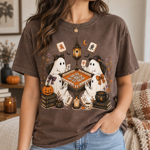 Halloween Mahjong Shirt, Ghost Mahjong Shirt, Mahjong Lover Shirt, Mahjong Lover Gift, Funny Mahjong Lover Shirt, Mahj Shirt d4d4ec40-d19c-46c9-ab65-a1f79dd4f45d-b34b37ec-cd1f-4977-9053-3352075f4540.png