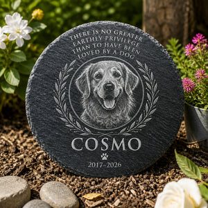 Custom Pet Memorial Stone – Etched Portrait with Name & Years - Personalized Memorial Stone d4ffd1e5-2c17-4ccb-a095-0b8915185848.jpg