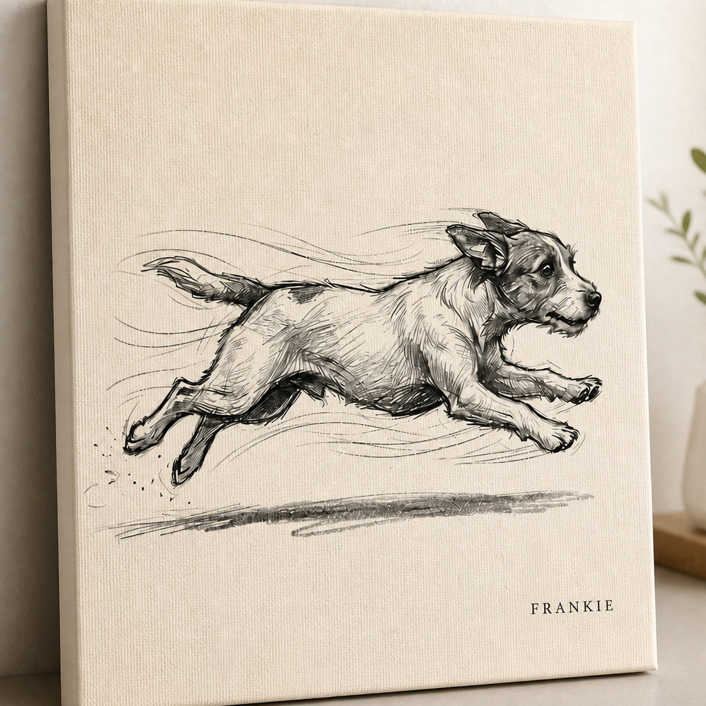 Custom Pet Portrait Canvas – Ink & Watercolor Style - Personalized Canvas d5066db8-9303-4a20-ac59-2df389d6cec6.jpg
