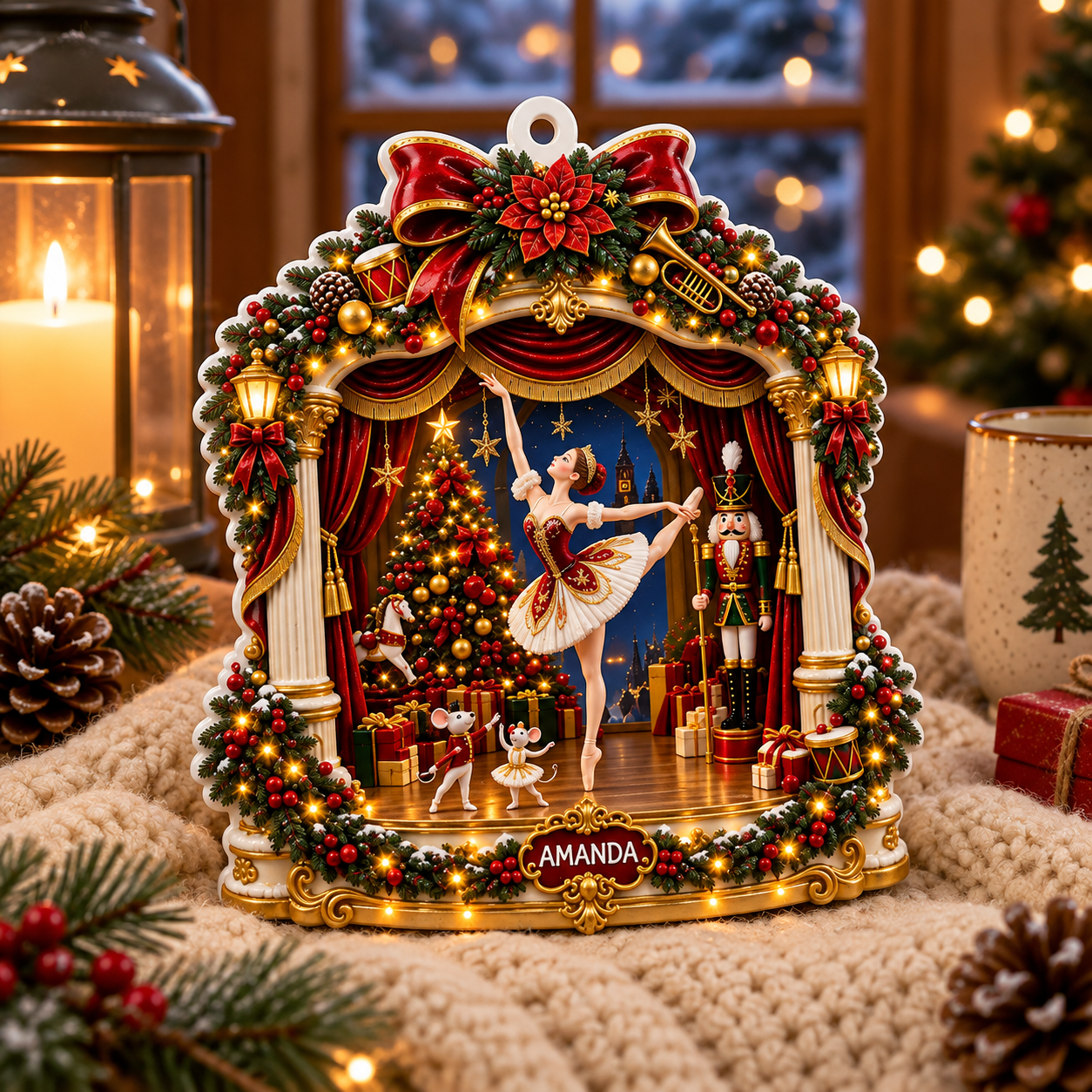 Personalized Nutcracker Ballet Christmas 3D Relief Ornament, Custom Ballerina Stage Christmas Decor,Nutcracker Ballet Dancer Clara Christmas d51794a3-16f5-427b-ba2b-18776c256d2e-4d41fec3-e8af-4167-bdb5-e54f8e87d755.png