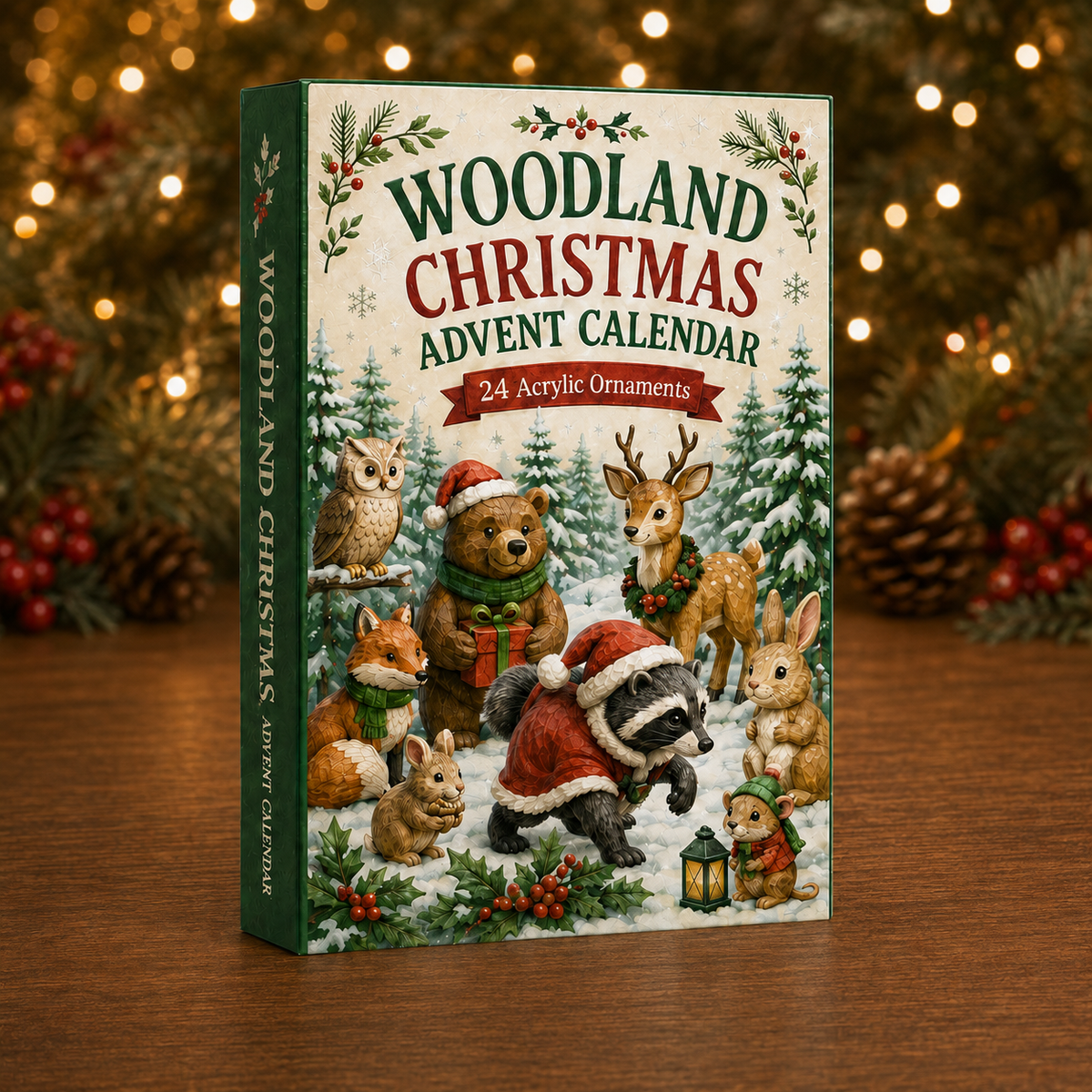 Woodland Merry Land Advent Calendar 2026 - 24-Day Festive Countdown, Acrylic Charms Blind Box - Gift For Woodland Lovers, Family Members d5273648-00fb-4e4d-af27-1684e105ff9a-box.png