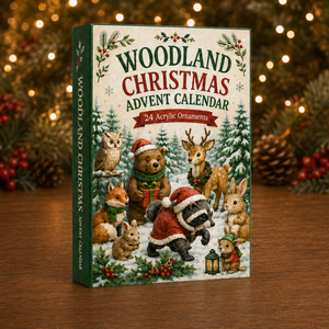 Woodland Merry Land Advent Calendar 2026 - 24-Day Festive Countdown, Acrylic Charms Blind Box - Gift For Woodland Lovers, Family Members d5273648-00fb-4e4d-af27-1684e105ff9a-box.png