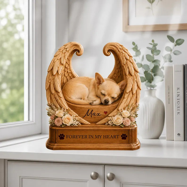 Personalized Pet Memorial Wooden Block with Angel Wings, Custom Dog Remembrance Gift, Forever in My Heart Pet Loss Keepsake, Sympathy Decor d5381aae-3656-48f8-b93f-0b5e5cbc03f2-ghhhggyh-1-.webp