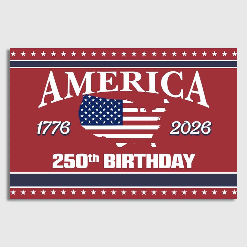 America 250 Birthday 1776-2026 Personalized Canvas Poster