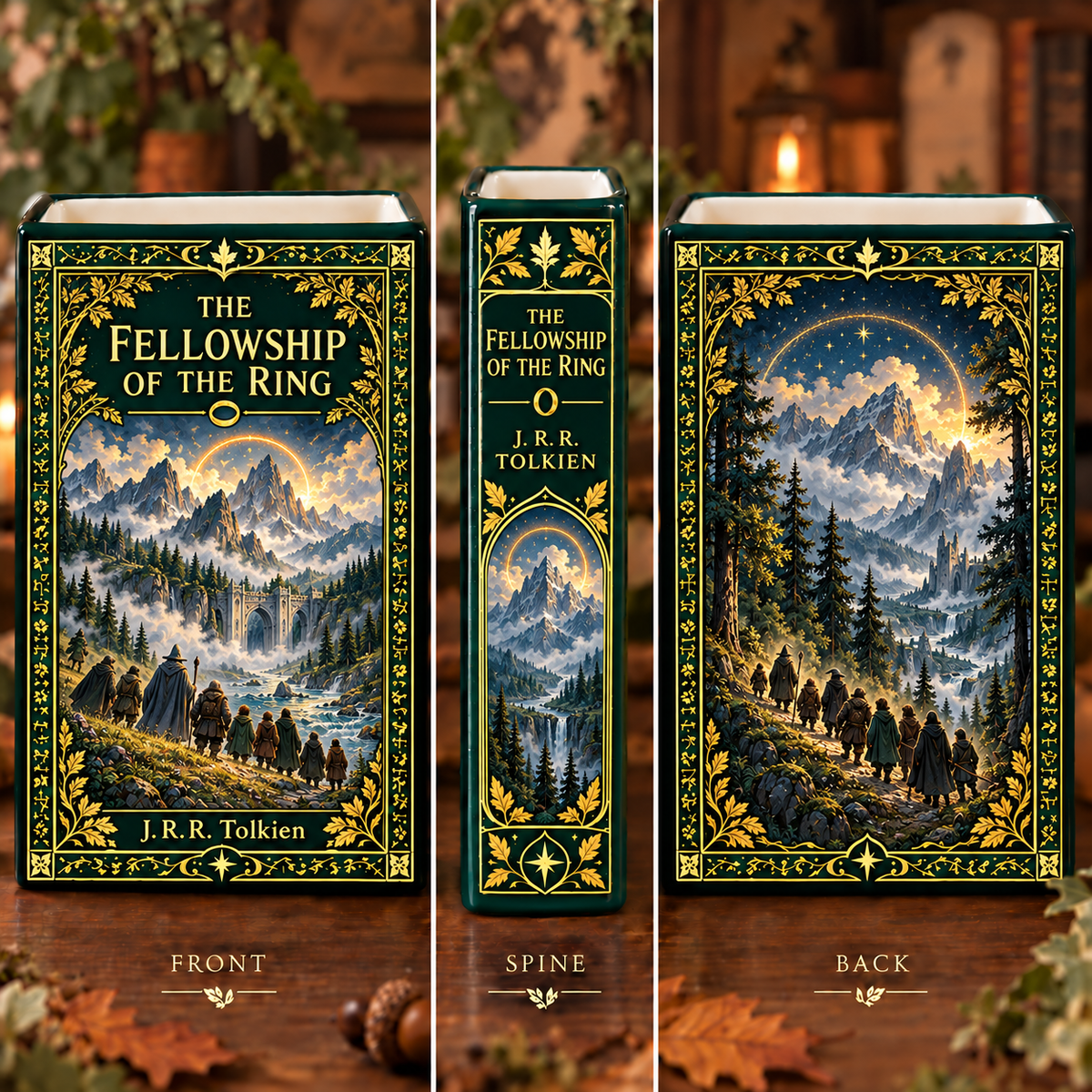 The Fellowship Of The Ring Ceramic Book Vase – Tolkien Inspired Flower Vase, Fantasy Bookshelf Decor d545d4db-67d9-49af-a44f-0f225050691e-the-fellowship-the-ring.png