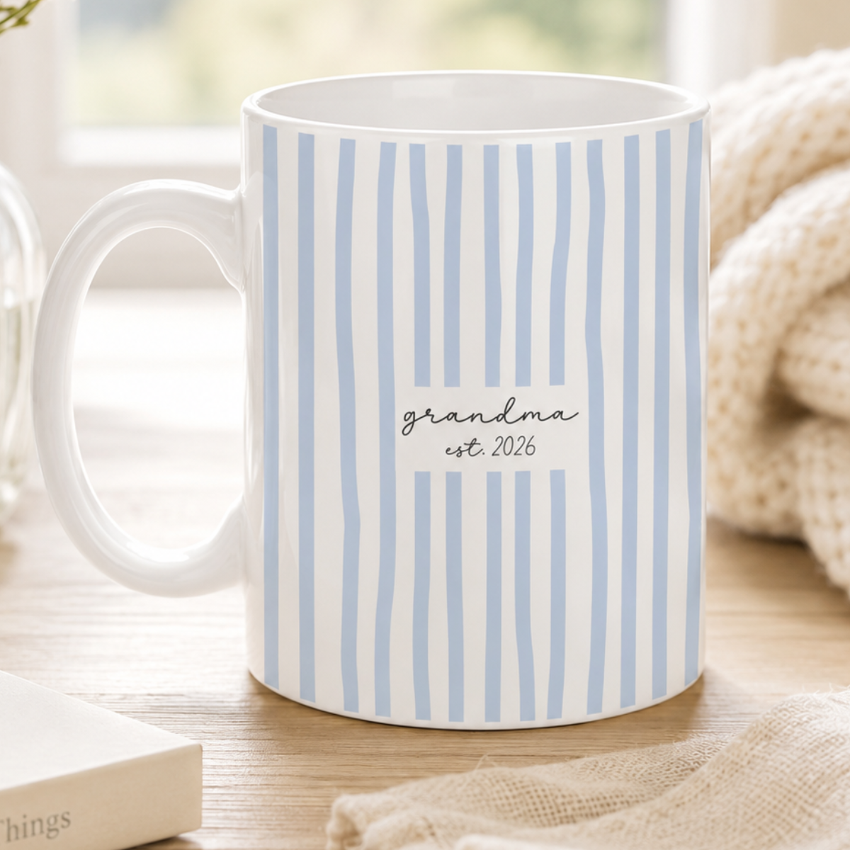 First Time Grandma Coffee Mug, First Mothers day gift for grandma from grandkids, Custom Pregnancy Announcement Gift New Grandparents Mug d546d796-8ae5-4faf-82b0-2420c8d0540b-banner-1-1.png