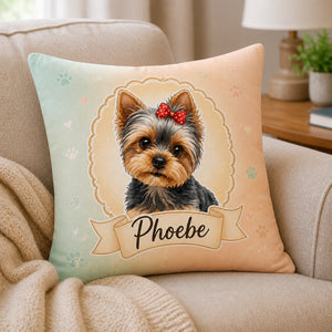 Custom Pet Portrait Pillow – Upload Photo, Hand‑Drawn Style with Name Accent - Personalized Pillow d54703e3-7ba3-43f1-979d-d2f60be79c82.jpg