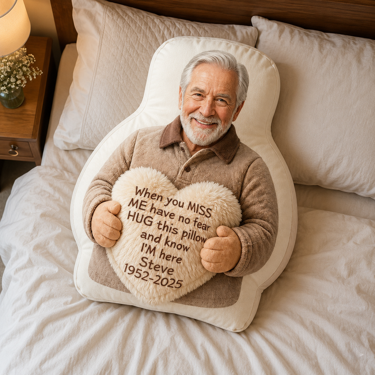 Heaven Hug Memory Doll - Personalized Memorial Pillow