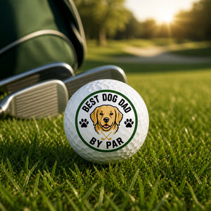 Best Dog Dad By Par Golf Ball - Golf Ball d564365a-f712-490c-81ac-c2a521ffb0e3.jpg
