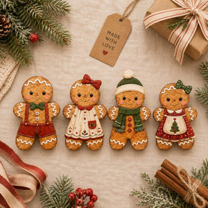 Gingerbread Christmas Wood Sign, Holiday Baking Decor, Cozy Kitchen Shelf Sitter, Rustic Xmas Home Accent, Baker Gift d566c27d-1e29-4264-a73d-4f9441ebebf8-banner-5.jpg