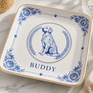 Delft Blue Pet Cameo Trinket Tray – Custom Name - Personalized Jewelry Plate d57b4e16-7524-40ad-aaf7-d8568c6306eb.jpg
