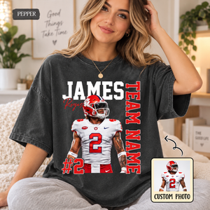Custom Player Photo shirt for Football Mom, Senior Football Mama Tee, Senior Night Gift, Football Fan Touchdown Season Tee, Game Day Shirt d5a07c2e-26ca-4bab-84c6-8fb6f9408865-aecfa194-be56-45de-983c-ad112706df93.png
