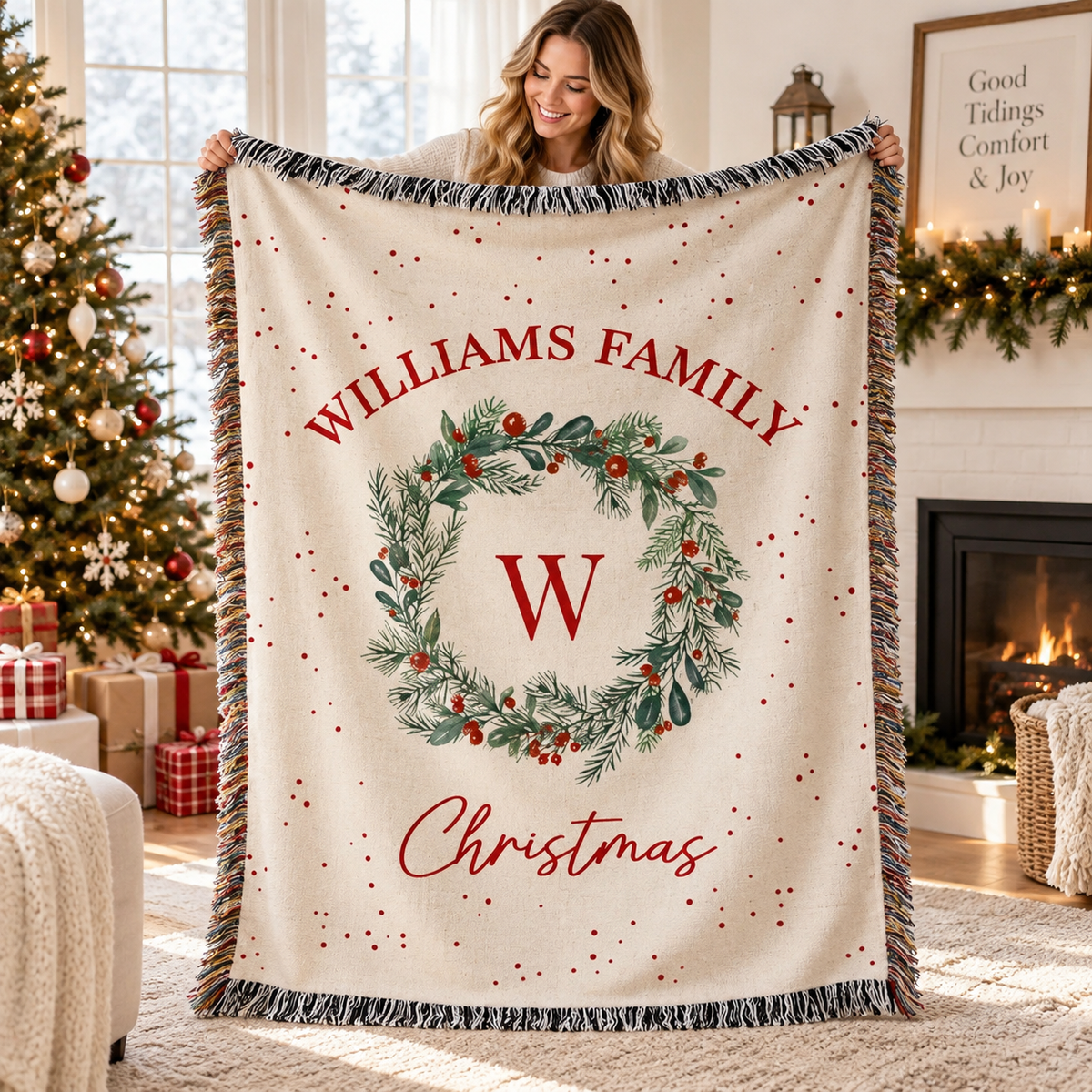 Personalized Holiday Gift Christmas Blanket Family Name Throw Blanket Holiday Decor Throw Blanket Christmas Gift For Parents Families d60a30cb-0fd3-4982-af18-b84b5fe8695e-6214647b-976d-4c87-a113-7262b95e864e.png