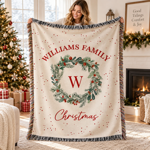 Personalized Holiday Gift Christmas Blanket Family Name Throw Blanket Holiday Decor Throw Blanket Christmas Gift For Parents Families d60a30cb-0fd3-4982-af18-b84b5fe8695e-6214647b-976d-4c87-a113-7262b95e864e.png