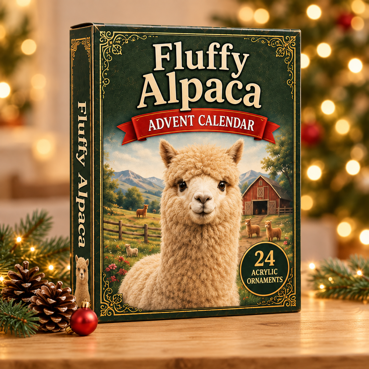Fluffy Alpaca Advent Calendar 2026 - 24-Day Festive Countdown, Acrylic Charms Blind Box - Gift For Farm Lovers d61e8137-8ce5-47a4-8f60-08910b69962b-alpaca-box.png