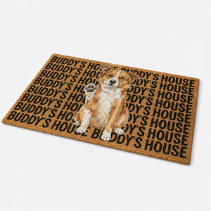 Custom Pet Name House Doormat with Illustrated Portrait - Personalized Doormat d6294d1f-aece-4ca6-988f-08b2b310f729.jpg