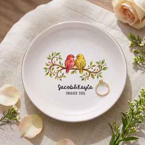 Love Birds Couple Personalized Ring Dish,Custom Wedding Gift, Engagement Gift,Anniversary Gift for Couples,Name Date Sign d663a87c-0c40-4b6b-83f0-96101aad93e3-1.jpg
