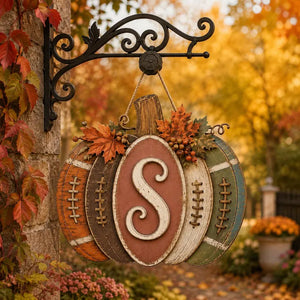 Personalized Football Pumpkin Door Hanger, Rustic Fall Wooden Monogram Sign, Farmhouse Autumn Porch Decor, GIFT 2026, Custom Initial d6724b78-219e-4b81-8d33-276daf306bfc-dsd-6-.webp