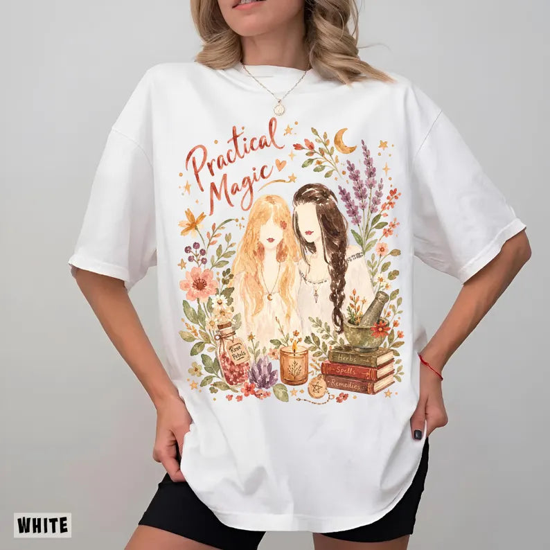 Comfort Colors Practical Magic Watercolor Shirt, Owens Sisters Tee, Sally Gillian Tshirt, Halloween Top d6812296-b552-4cc8-9b16-9bd74e3114b7-DF-4-.webp