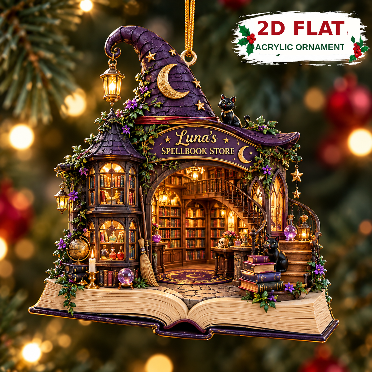 Personalized Witch Spellbook Store Christmas Ornament – Custom Name 2D Flat  Acrylic Ornament, Magical Witch Library Gift for Book Lovers d699d60a-3c10-4e41-9a03-37daadfc5b43-t-i-xu-ng-2026-10-31T100156.547.png