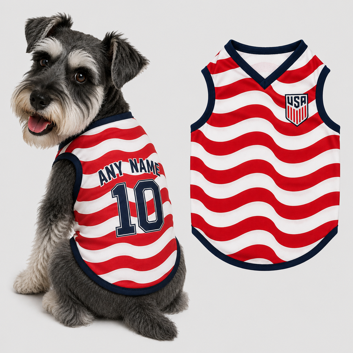 USA Dog Soccer Jersey,Custom USA 2026 Family Soccer Jersey, Football Shirt, Custom USA Jersey Gift