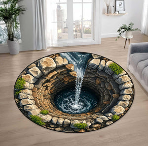 3D Stone Pit Hole Round Rug Optical Illusion Carpet Pool Hole Floor Mat Funny Novelty Rug Indoor Doorway Living Room Decor,printed rug d6a8113e-c027-41c0-b977-a94120f3c63d-3.jpg