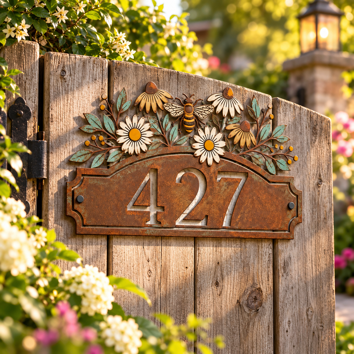 Custom Floral Address Sign, Personalized Metal House Number Plaque, Bee Flower Outdoor Wall Decor, Address Plaque,Housewarming Gift d6d266a9-37d7-4464-8ca5-026d6b1482eb-5c051908-a2c9-4e38-9ff4-d95957694f15.png