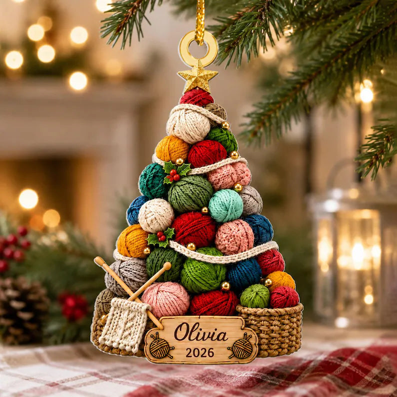 Personalized 2D Flat Knitting Wool Christmas Ornament, Crochet Ornament, Crochet Lover Gift for Mom, Grandma Christmas Gift, Yarn Lover d6deed5b-cb13-49cf-afdc-de821724b0fa-fdder-2-.webp