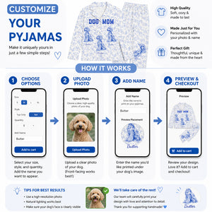 Dog Mom Personalized Pajama Set – Paw Plaid Edition - Personalized Pyjamas d6f3f51a-fc41-4915-bb1b-f595ea42f20f.jpg