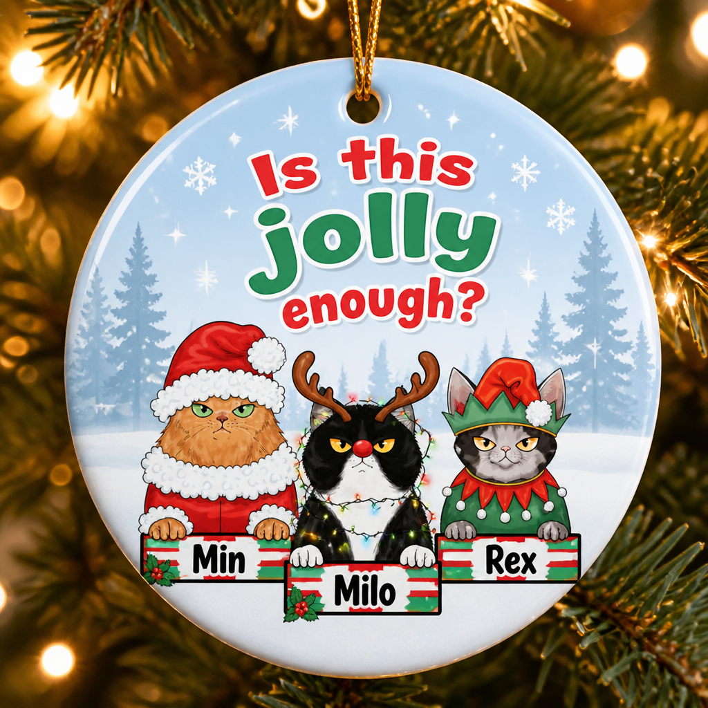 Is This Jolly Enough? Custom Pet Portrait Ornament (3 Pets) - Personalized Ornament d6fdd7bb-e6d5-4dfa-9c8c-3e09e580999c.png
