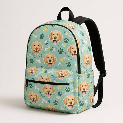 Golden Retriever Play Paws AOP Backpack - Personalized Backpack d70e27aa-2940-4b36-92a2-3666fa4e727e.jpg