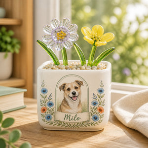 Custom Pet Portrait Mini Glass Planter – Arched Cameo Floral - Personalized Mini Glass Plant Pot d71a7dc3-eed6-409e-a12c-4cbb44c294c8.jpg