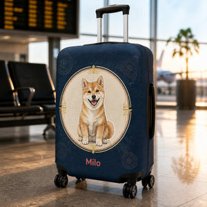 Custom Pet Portrait Luggage Cover – Travel Badge Edition - Personalized Luggage Cover d72a1bdb-4414-47ac-a468-6067c8977a3a.jpg