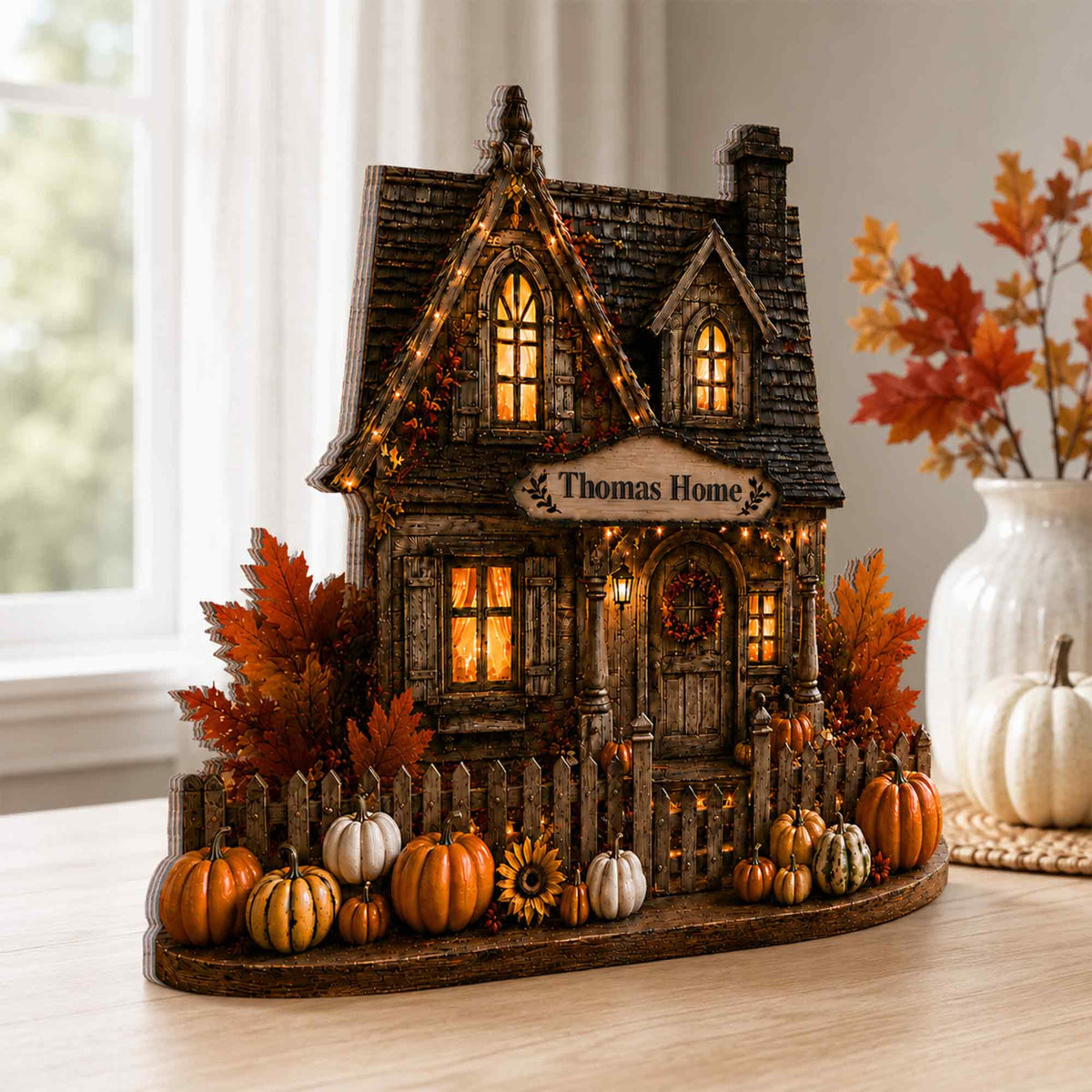 Personalized Harvest Home Wooden Block,Autumn Village Wooden Sign,Fall Pumpkin Decor,Thanksgiving,Harvest Home Gift,Cozy Country Shelf Decor d72a8fa3-e33e-419a-9d8d-ddbedcc6aa7b-9.jpg