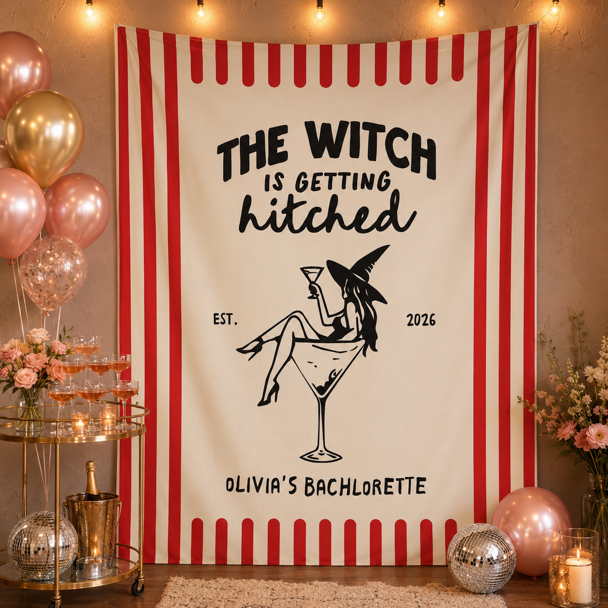 Witch Bachelorette Banner Halloween Witch Is Getting Hitched Tapestry Personalized Bachelorette Sign Decor Bachelorette Backdrop Skeleton d73eca0c-25ed-451a-90f6-6de559818f52-banner-1.png