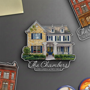 Personalized New Home Fridge Magnet, Custom First Home Address Gift, Watercolor Housewarming Gift, Home Moving Keepsake d73f363d-7b92-4b64-9775-40fffe05405e-3.jpg