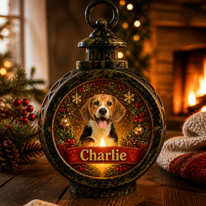 Personalized Pet Photo Christmas Lantern – Custom Name Wreath Scene - Personalized Christmas Lantern LED Flameless Candle d745de82-2220-4a36-9a19-aa3b109eb599.jpg