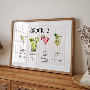 Custom Roommate Drink Print, Roommates as Drinks, Cocktail Poster, Trendy College Apartment Dorm Art, Bar Cart Decor, Personalized Wall Art d7521891-ac1a-4d9f-bca3-3d11afaa71cd-7.jpg