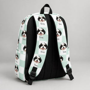 Custom Pet Photo + Name Backpack — Paw-Print Badge Pattern - Personalized Personalized Backpack d754b6d5-ca32-45bb-94a5-89d9cbb546d9.jpg