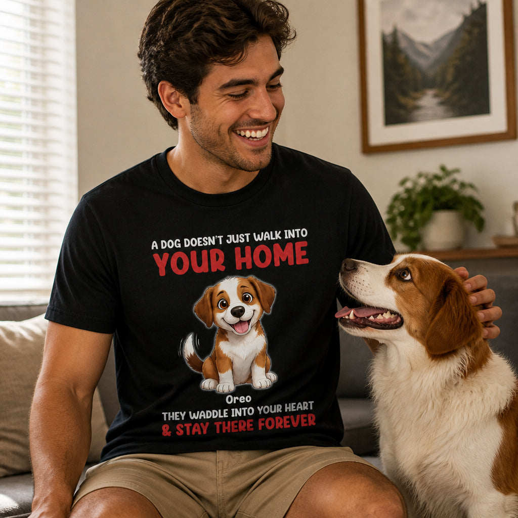 Dog Waddles Into Your Heart Tee — Personalized Pet Name - Personalized T-shirt d774ec06-4897-4cf4-8b6f-fd146a7e7b36.jpg
