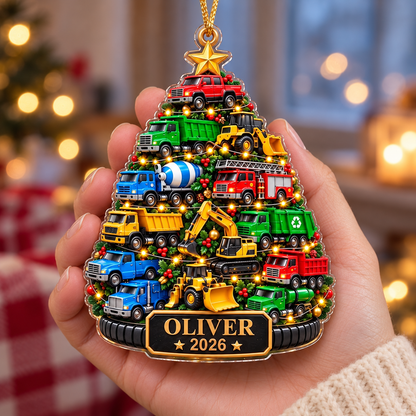 Christmas Truck Parade - Custom 2D Flat Vehicle Christmas Tree Ornament 2026, Acrylic Holiday Decoration for Boys and Kids, Car Lover Gift d79d0323-1e5f-4a11-8671-25e25fb82b66-55a3a5ed-6edf-4dc5-ab6b-03ba59375703.png