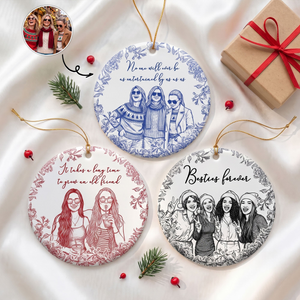 Friendship Sketch Line Art Christmas Gifts For Friends, Sisters - Personalized Ornament d7a14183-2556-4d9f-bf54-ffc08a6aeb80-t-i-xu-ng-10-.png