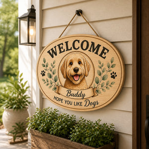 Personalized Welcome Dog Sign – Cartoon Pet Portrait & Name - Personalized Wood Sign d7a64410-7c64-4b44-916c-ad151350b9a6.jpg