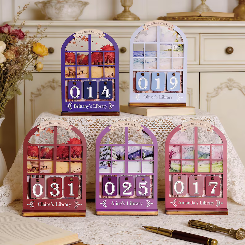 Personalized Wooden Reading Tracker, Custom Name Books Read Counter, 4-Season Book Lover Desk Decor d7be0972-2e35-4aa9-88cd-bbefec3102b5-bn5_converted.png