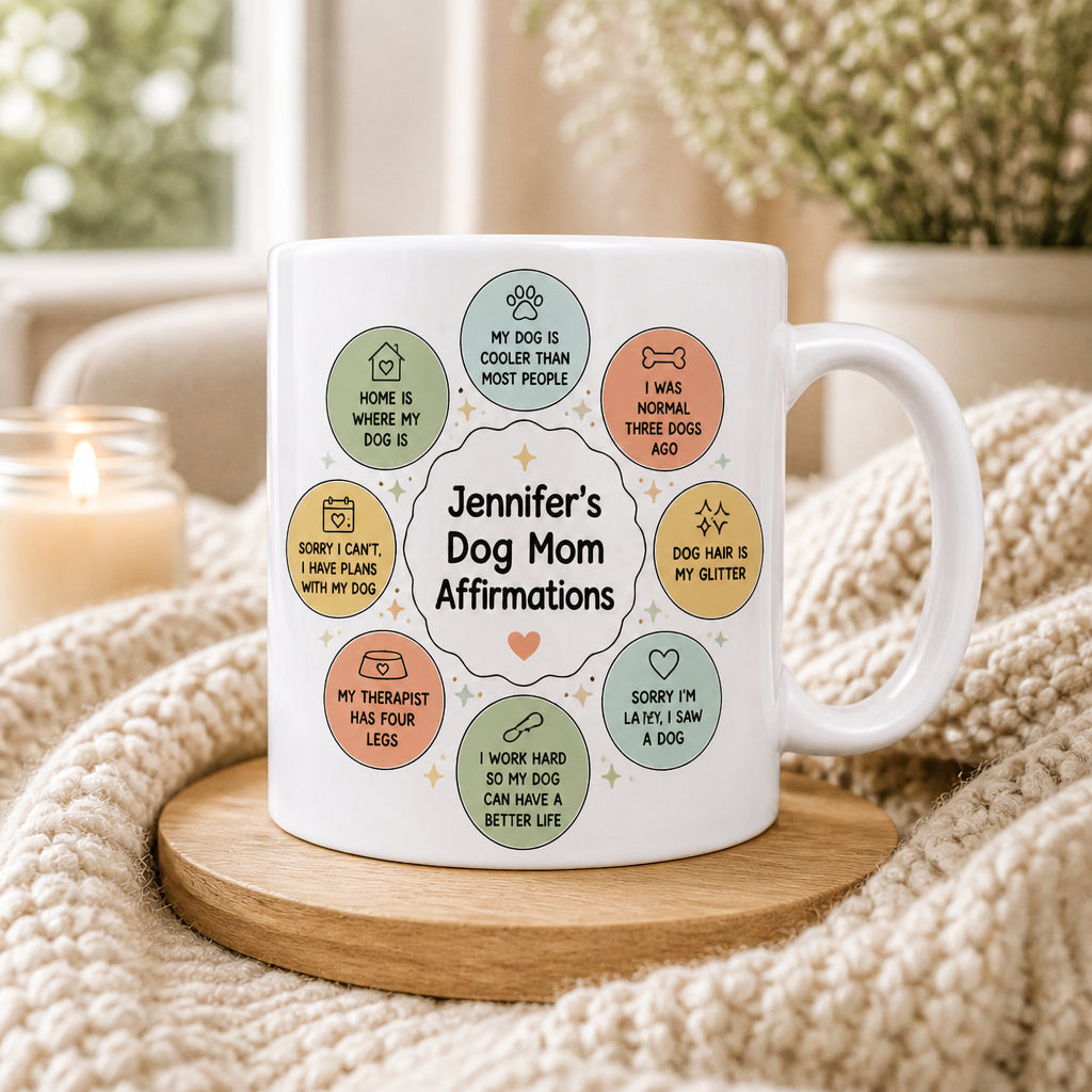 Personalized Dog Mom Affirmations Mug - Personalized Mug d7c45898-59f8-4707-a88a-9cff9ae01471.jpg
