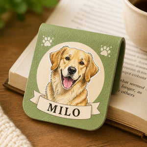 Custom Pet Portrait Magnetic Leather Bookmark - Personalized Magnetic Leather Bookmark d7dbf9f6-a95e-4335-803e-5eed4b6c46c6.jpg