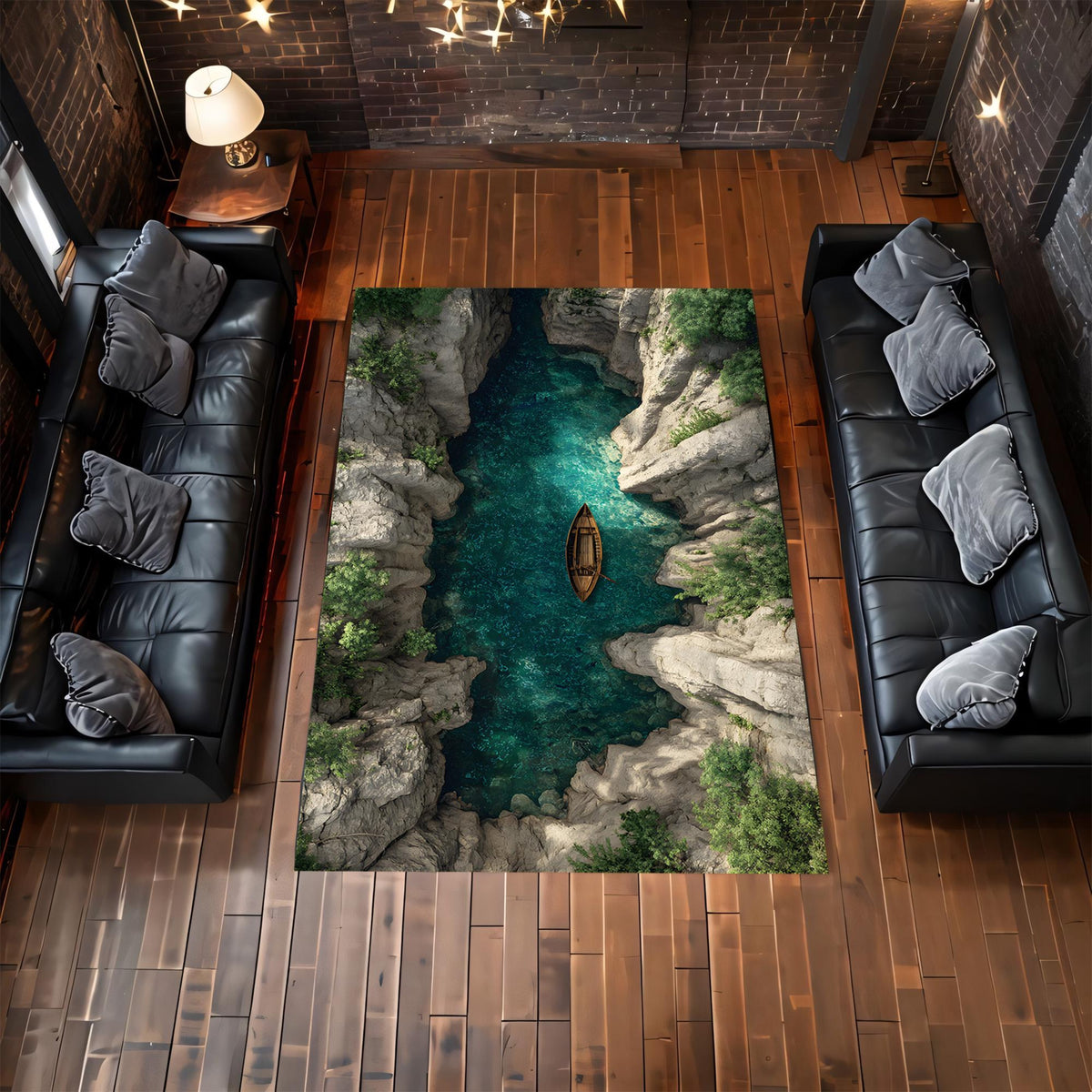 3D Canyon River Rug Living Room Carpet, Realistic Nature Floor Art with Blue Water and Rocky Cliffs Design d7dd7783-f8f9-4f36-95d6-d53de58b847f-3.jpg