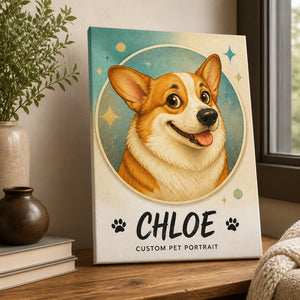 Custom Cartoon Pet Portrait Canvas – Upload Photo + Name - Personalized Canvas d7f0dbc1-8c44-4bc7-945b-fa81c1fab694.jpg