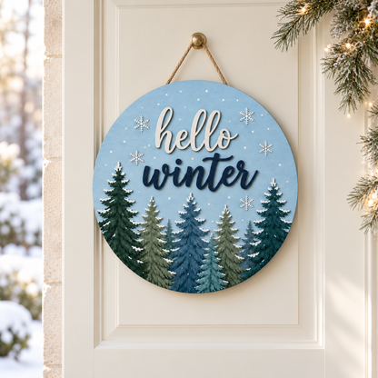 Hello Winter Wooden Sign, Snowy Pine Tree Door Hanger, Winter Front Porch Decor, Snowflake Woodland Seasonal Home Sign, Christmas Gift d814aece-75fb-4d98-9ed5-377f2c1a39cb-Bi-n-ch-o-m-a-ng-tr-n-c-a-kem.png